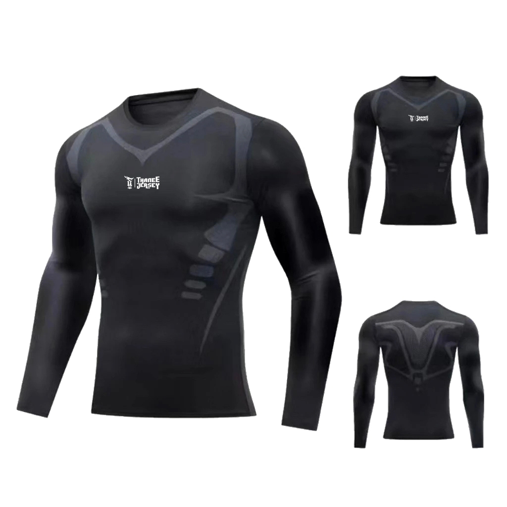 เสื้อรัดกล้ามเนื้อ PRO เสื้อรัดรูปแขนยาวระบายอากาศ Y003