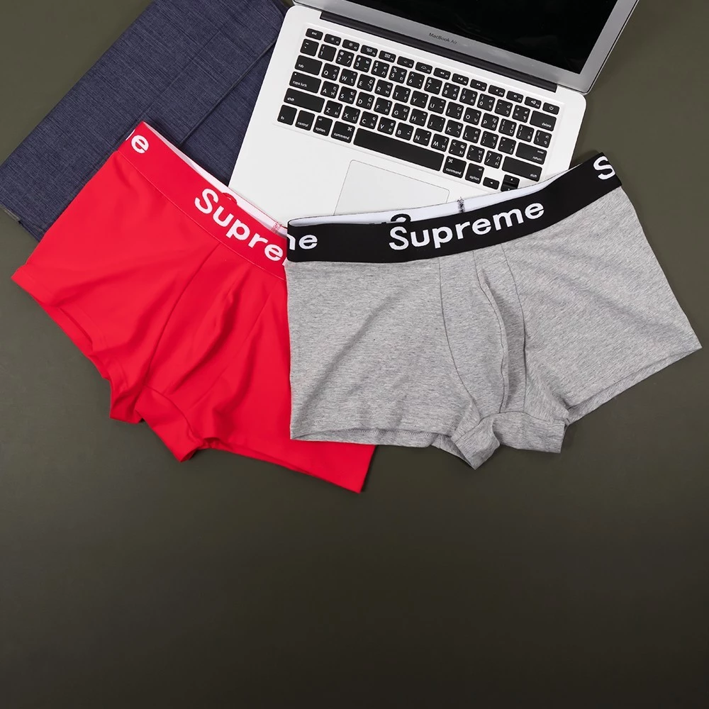กางเกงในชายสุพรีม กางเกงในผู้ชาย ทรง Boxer (1ตัว) เนื้อผ้านุ่ม ใส่สบาย ราคาถูก ของแท้ พร้อมส่ง