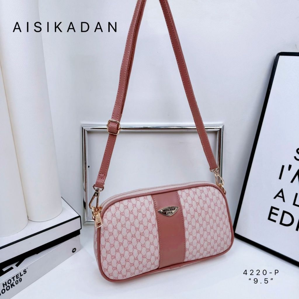 กระเป๋าสะพาย Aisikadan  ขนาด 9.5 นิ้ว กระเป๋าผู้หญิงคุณภาพพรีเมี่ยม สินค้าพร้อมส่ง