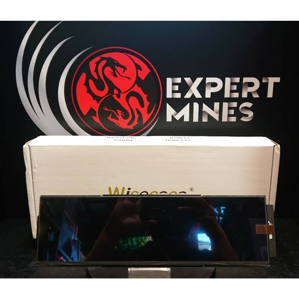 WISECOCO จอแบบพกพา 12.6" จอ LCD สำหรับเคส Y60