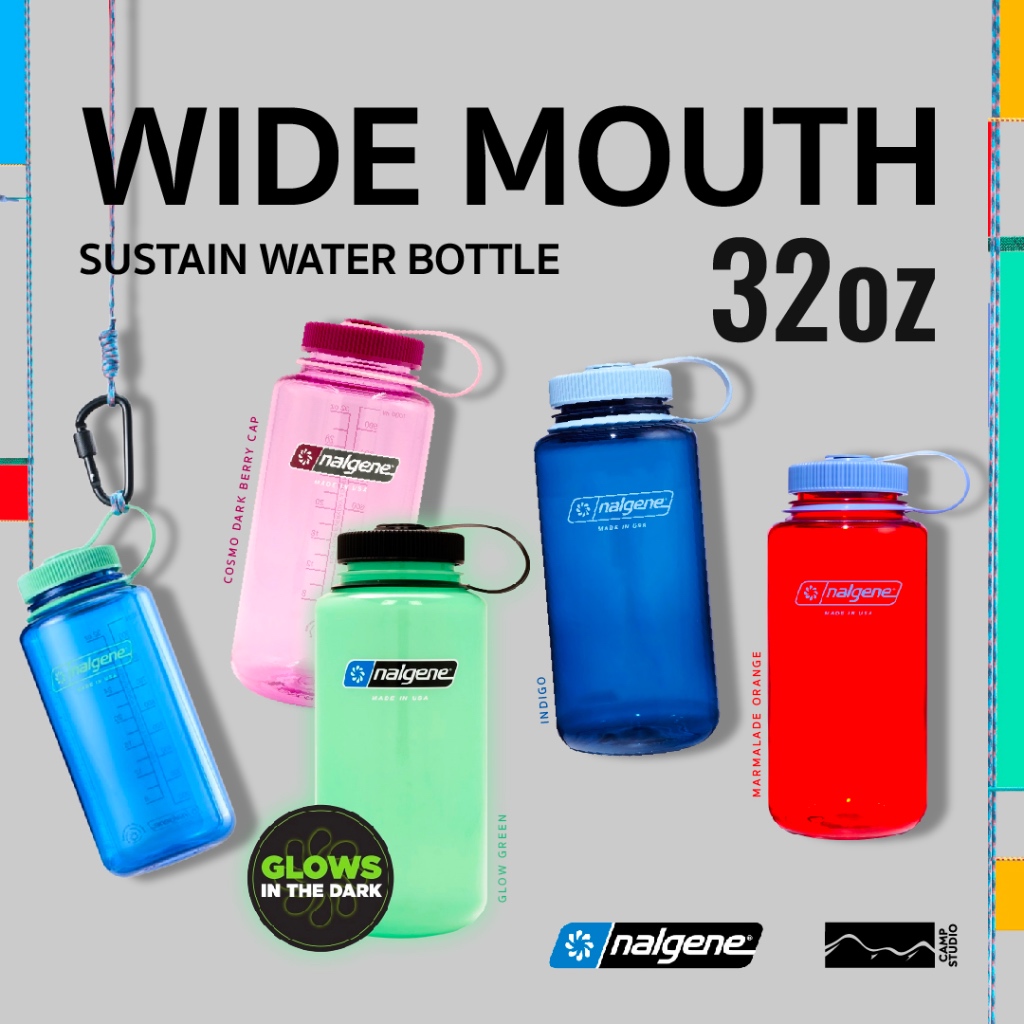 Nalgene 32oz WM Wide Mouth Sustain Water Bottle