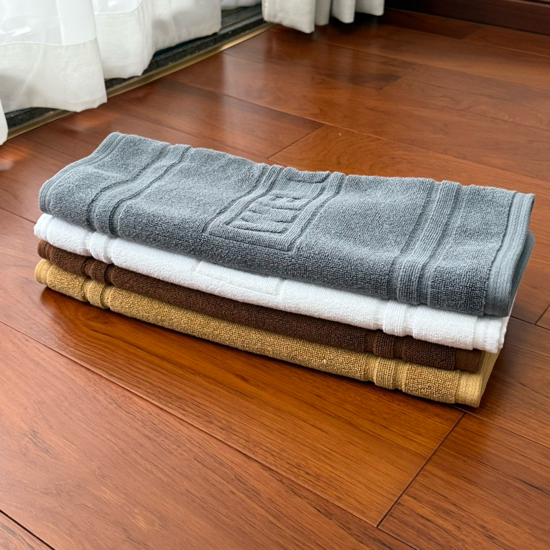 ผ้าเช็ดเท้าโรงแรม 70*45cm 8ปอนค์ welcome ราคาส่ง ดูดซับน้ำนุ่มไม่ลื่น ผ้าฝ้ายหนาขึ้น