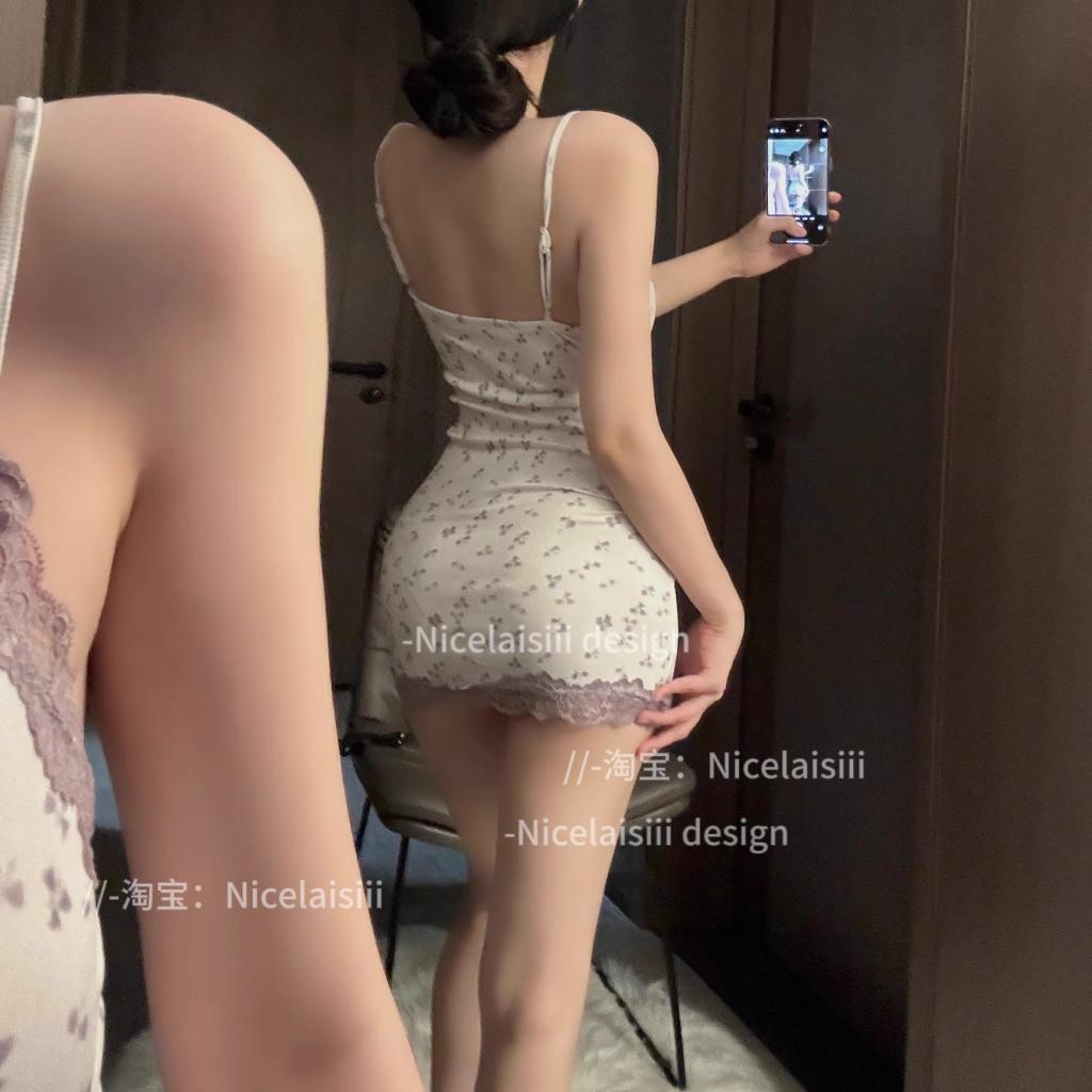 BIG SEXY ชุดนอนเดรสกระโปรง เดรสสายเดี่ยว เดรสมีบราในตัว 🌻 ไซต์ M-5XL นน 40-100 Kg  มีบราเสริม  S-245 - รูปที่ 4