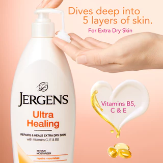 เจอร์เกนส์ อัลตร้า ฮีลลิ่ง เอ็กซ์ตร้า ดราย สกิน 621 มล. JERGENS ULTRA HEALING EXTRA DRY SKIN MOISTURIZER 621 ML