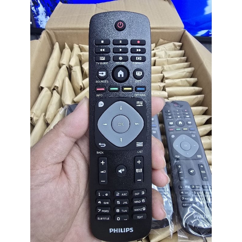 รีโมททีวี Philips ของแท้ ทีวีจอแบนฟิลลิปส์ ใหม่#รีโมทฟิลลิป ราคา ถูกที่สุด ดีลบีเคเค แกลเลอรีภาพที่ 4