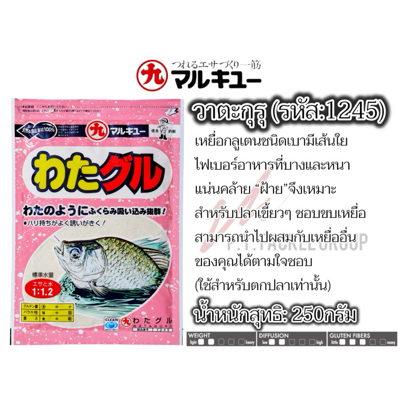 เหยื่อตกปลามารูคิว วาตะกุรุ (กลูเตน)