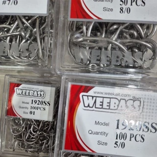 เบ็ดสเตนเลสก้านสั้น Weebass 1920SS
