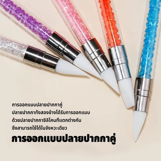 Nawoelite แปรง ชุดทําเล็บ ที่ทําเล็บ เครื่องมือทําเล็บมืออาชีพ พกพาสะดวกทุกขั้นตอน ของใช้ทําเล็บ แปรงทําเล็บ