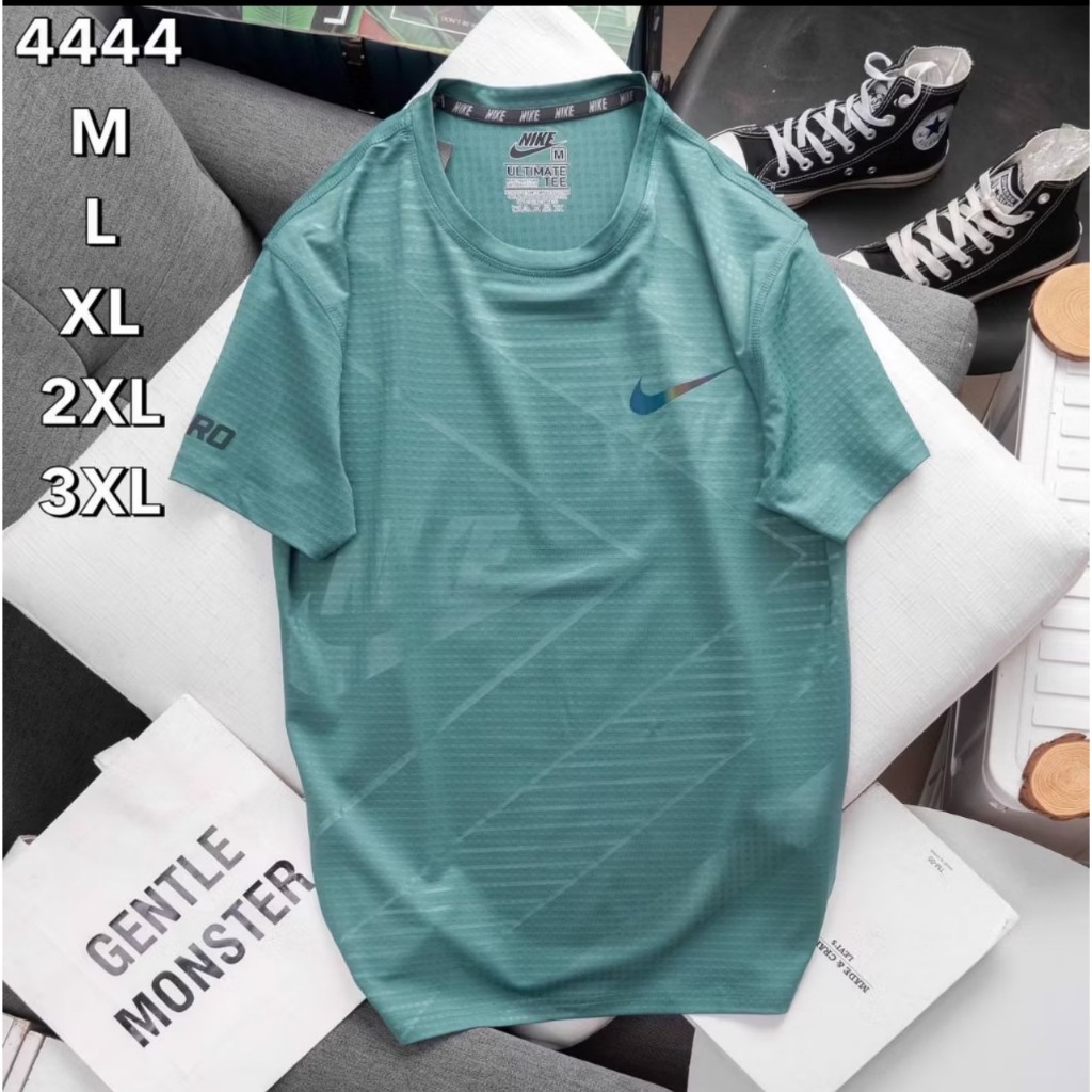 เสื้อผ้าผู้ชาย เสื้อยืดแขนสั้น คอกลม ผ้ากีฬา ใส่ออกกำลังกาย ใส่วิ่ง ใส่อยู่บ้าน ของมีพร้อมส่ง - รูปที่ 2