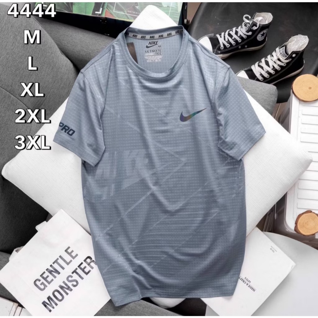 เสื้อผ้าผู้ชาย เสื้อยืดแขนสั้น คอกลม ผ้ากีฬา ใส่ออกกำลังกาย ใส่วิ่ง ใส่อยู่บ้าน ของมีพร้อมส่ง