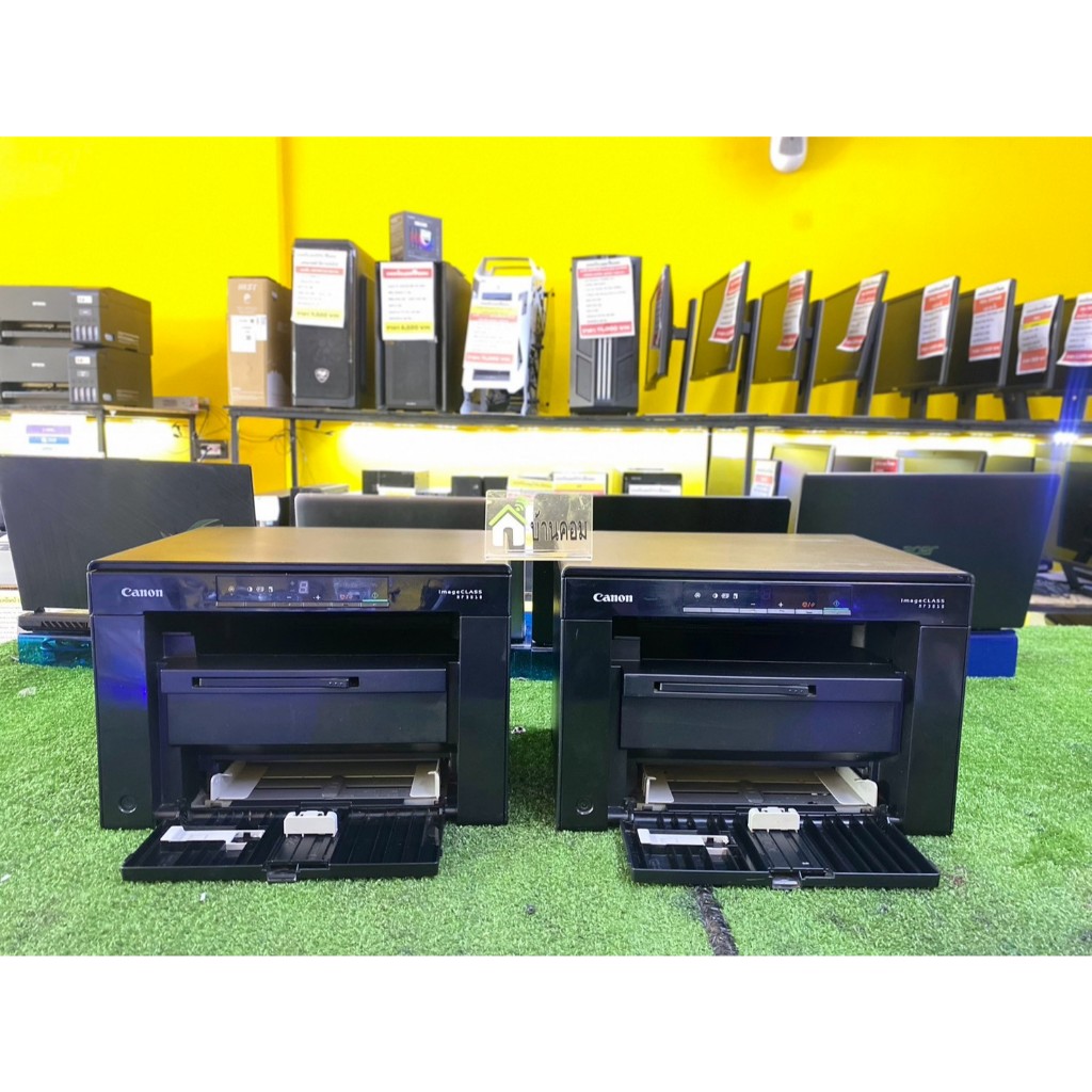 🖨ปริ้นเตอร์เลเซอร์ขาว-ดำ canon imageclass mf3010  มือสองพร้อมใช้งาน ตลับหมึกใหม่🖨