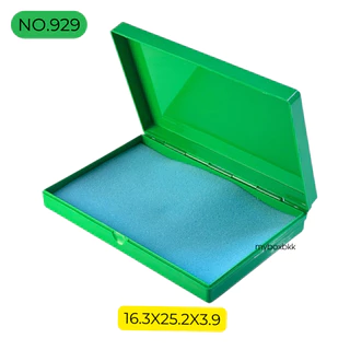 กล่องพลาสติกใส่พระ และเครื่องประดับคละสีแบบทึบมีฟองน้ำด้านใน2ชิ้น