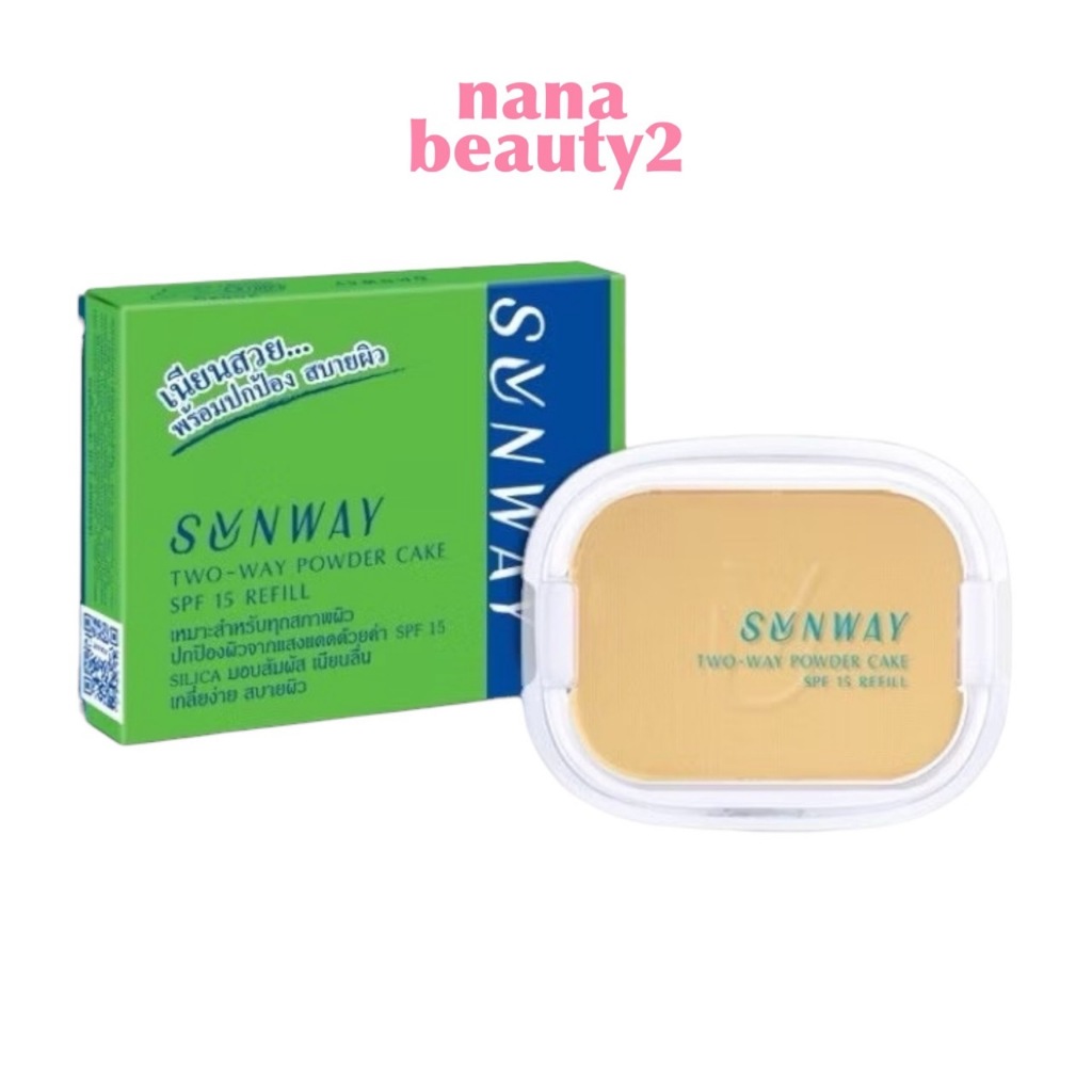 Tellme Sports Sun Control Two-Way Powder Cake refill SPF20 แป้งเค้กเท็ลมี สปอต ซัน ทู เวย์ พาวเดอร์ เค้ก รีฟิว 12กรัม