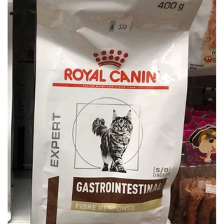 Royal Canin Fibre Response Cat Food (ขนาด400g) อาหารแมวสูตรไฟเบอร์โรคท้องผูกและท้องเสียจากลำไส้ใหญ่