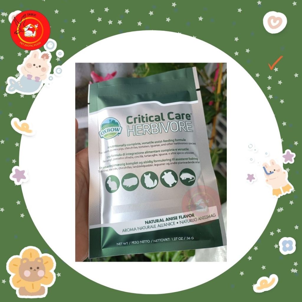 Oxbow Critical Care - Herbivore คริติคอล แคร์ 36 กรัม