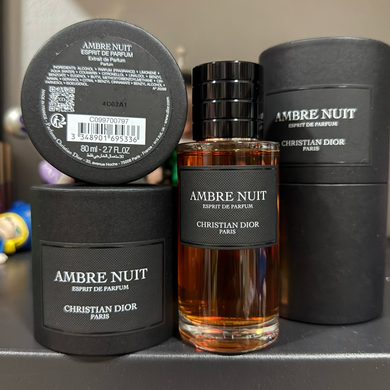 🧸 Dior Ambre Nuit Esprit De Parfum น้ำหอม Extrait De Parfum - กลิ่นอำพันเข้มข้น