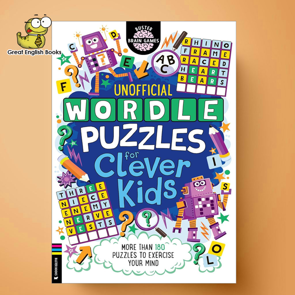 (ใช้โค้ดรับcoinคืน10%ได้)  original เกมปริศนา Wordle Puzzles for Clever Kids: More than 180 puzzles 