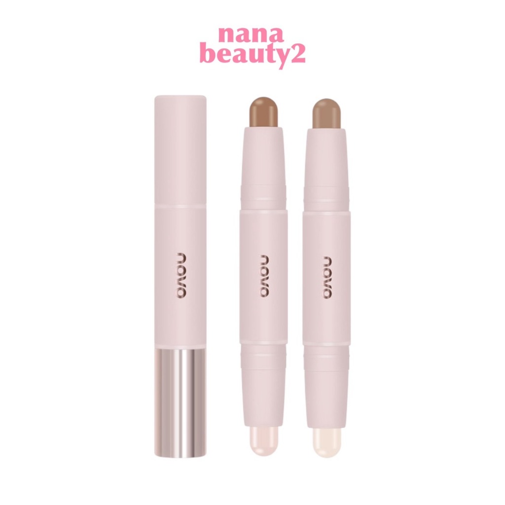 NOVO5466 คอนซิลเลอร์ 2 หัว โนโว NOVO DOUBLE HEADED CONCEALER STICK