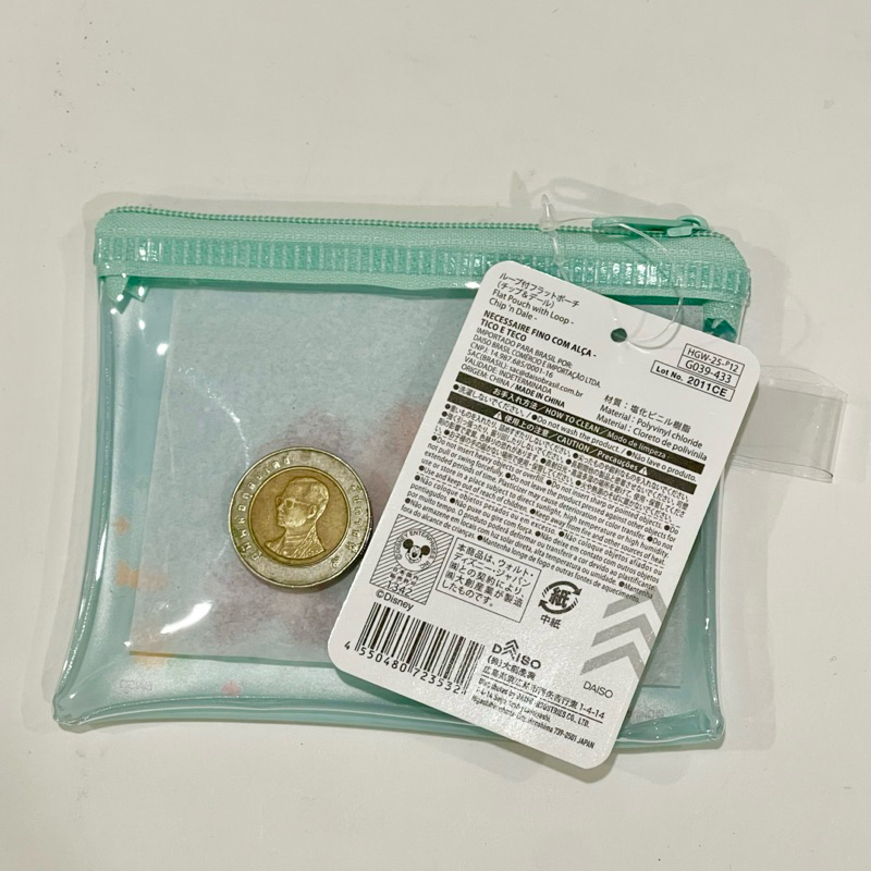 A11🇯🇵มาแรง Baby oysters, Chip&Dale Pouch Disney ดิสนี่ย์ กระเป๋าตัง กระเป๋าใส่เศษเหรียญของแท้🇯🇵 ของขวัญปีใหม่ วันเกิด