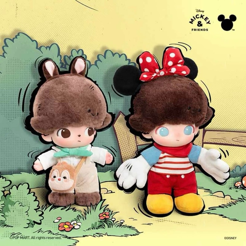 พร้อมส่ง🇹🇭✨ [เลือกตัว] พวงกุญแจห้อยกระเป๋า DIMOO x Mickey 🖤✨ Disney 🏰🌈✨
