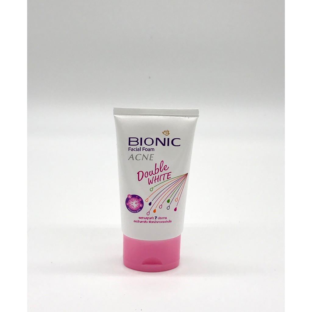 BIONIC ไบโอนิคโฟมล้างหน้า สูตรลดสิว ผิวกระจ่างใส 40 กรัม FoamBionic ️โฟมล้างหน้า ไบโอนิค ️ขนาด 40 กร