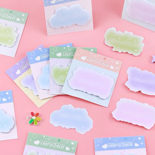 กระดาษโน๊ต Dialog ก้อนเมฆ สร้างแรงบันดาลใจ กระดาษโน้ต น่ารัก ตกแต่ง DIY Cloud Gradient