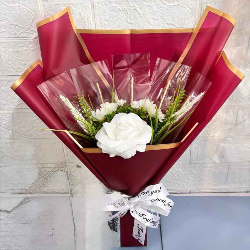 ช่อธนบัตร 5 ใบ พร้อมดอกไม้ประดิษฐ์ - รูปที่ 7