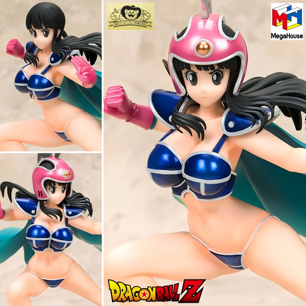 งานแท้ แมวทอง MegaHouse เมก้าเฮาส์ Dragon Ball Gals Z ดราก้อนบอล เกลส์ แซต Chichi จีจี้ ชุดเกราะ Arm