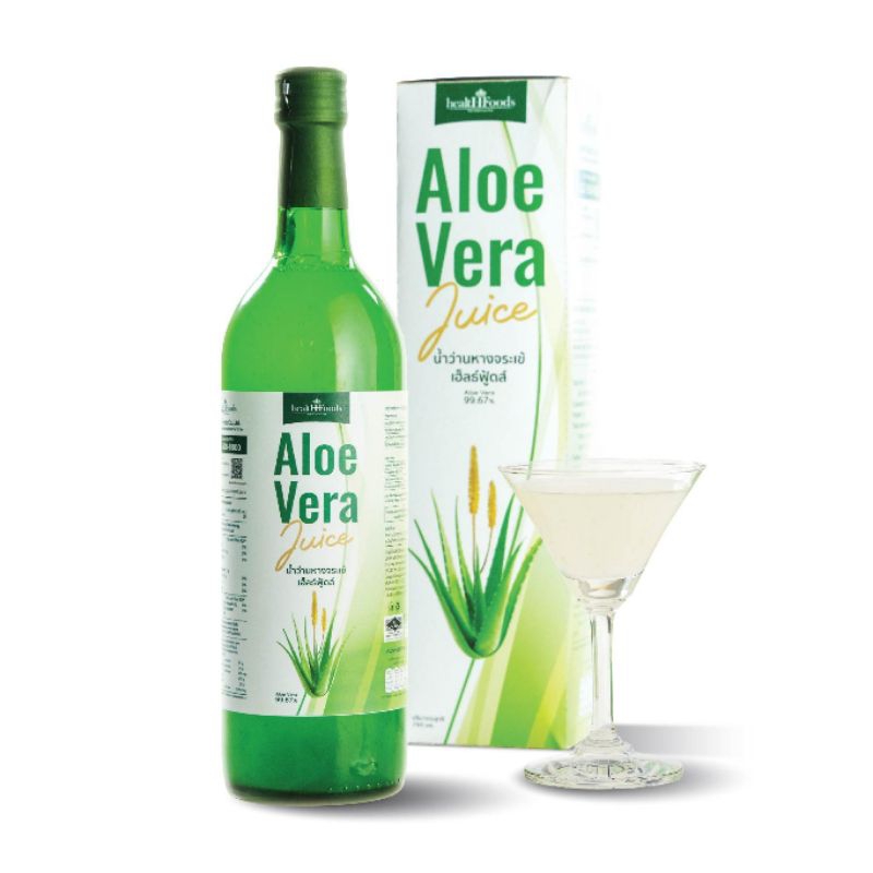 น้ำว่านหางจระเข้เข้มข้น 99.67% ตรา health foods