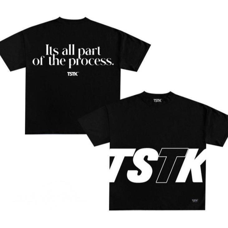 เสื้อยืด TSTK ลายเซ็น CLG 2024 คอตตอน100% แบบ Oversize สตรีทแฟชั่น+ใส่สบายไร้รอย