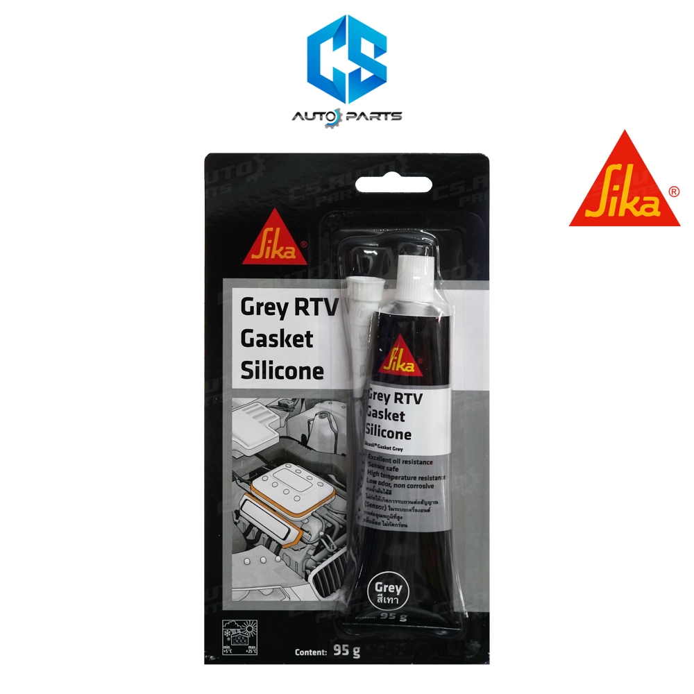 SIKASIL GASKET RTV SILICONE GREY กาวซิลิโคนทาปะเก็น ขนาด 95 กรัม (สีเทา)