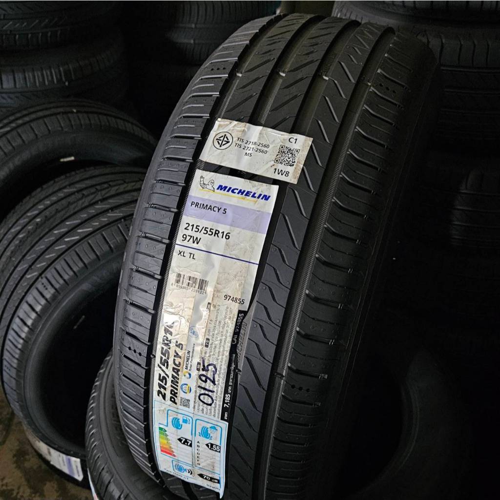 PROMOTION !! PRIMACY 5 , Primacy 4 ยางนุ่มเงียบ ขอบ 15 - 18 (ยางปี 2025) จัดส่งฟรี !! แถมจุ๊บลมพรีเมี่ยม MICHELIN มิชลิน - รูปที่ 2