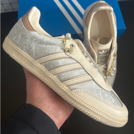 ( ของแท้ 100%) adidas originals SAMBA OG light gray
