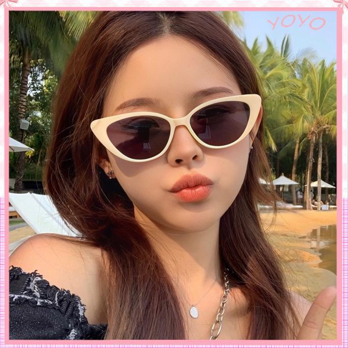 [จัดส่งรวดเร็ว]แว่นกันแดดแฟชั่นทรงตาแมวสำหรับผู้หญิง แว่นกันแดดทรงใหม่สำหรับผู้ชาย แว่นกันแดดสไตล์เรโทรสุดเทรนด์