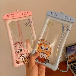 พร้อมส่งจากไทย ซองกันน้ำสงกรานต์ แบบพอง ลายการ์ตูนน่ารัก ซอง…