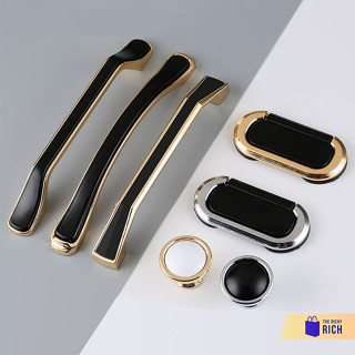 ส่งจากไทย! สวย หรู! มือจับ ลิ้นชัก ตู้ สีทอง สีดำ ที่จับ ด้า…