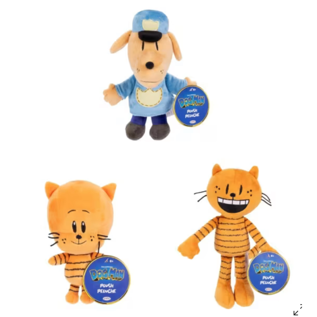 ตุ๊กตา Dog Man ของแท้ งานลิขสิทธิ์ แรงบันดาลใจจากหนังสือและภาพยนต์ ออกห้างที่ประเทศออสเตรเลีย