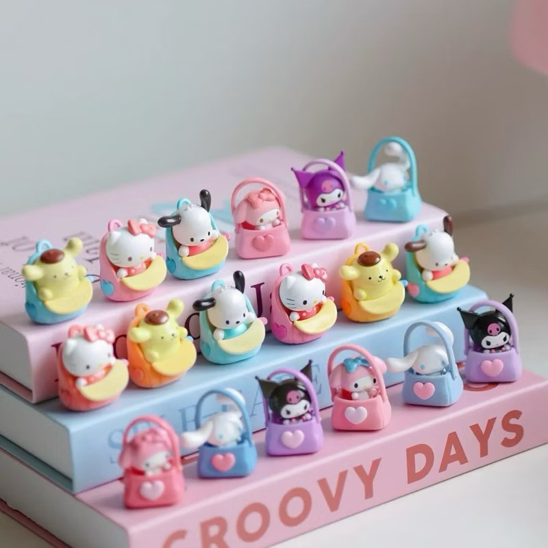 [ซื้อในไลฟ์/Videoมีคูปองส่วนลด] {1จุ่ม=1ชิ้น} 👜💕Sanrio Mini Bag Series🎀✨[ทำพวงกุญแจได้]