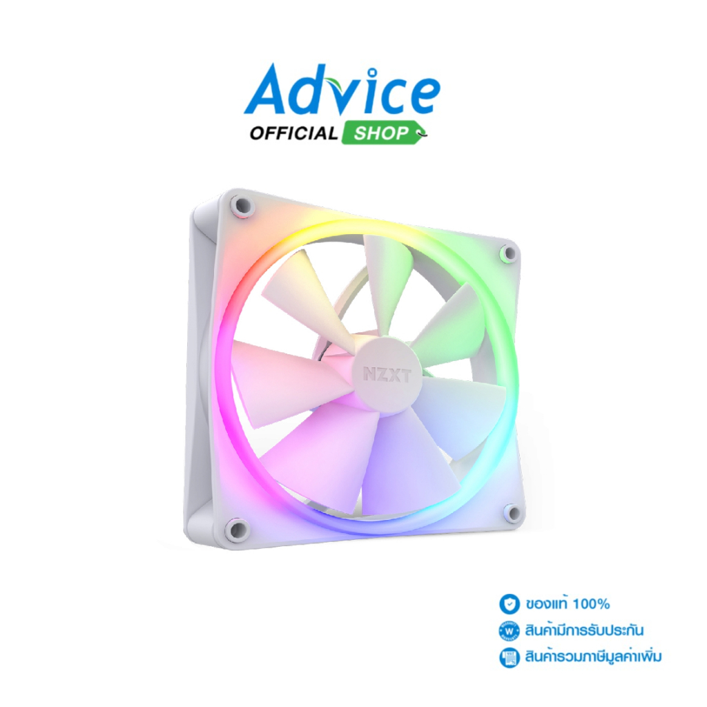 NZXT FAN CASE 14cm F140 RGB WHITE SINGLE PACK (RF-R14SF-W1) - A0167705