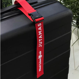 สายคล้องเสริมกระเป๋าเดินทาง แขวนสัมภาระ สกรีนชื่อ LUGGAGE TAG KIDNAP ME.