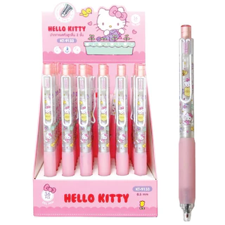 Oniso x Sanrio ปากกาเจล 9133 ลิขสิทธิ์แท้ สีน้ำเงิน 0.5 มม. หมึกกันน้ำ Kitty/Hapidanbui/Marumofubi