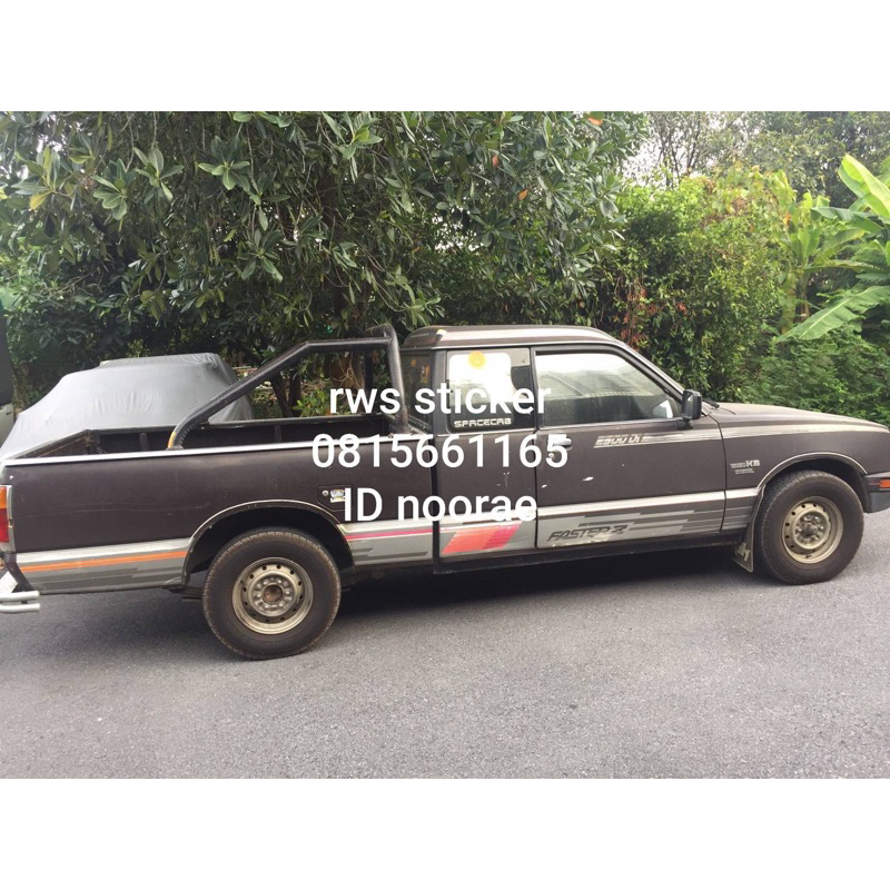 สติ๊กเกอร์ ลายข้างรถ ISUZU KBZ  รถแค็ป รถตอนเดียว 1 ชุด 2ข้าง ซ้าย-ขวา