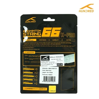 เอ็นแบดมินตัน HUNDRED Badminton String x-pro 66