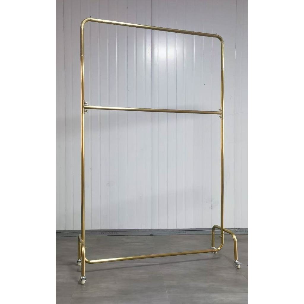 🌟พร้อมส่ง🌟ราวสแตนเลส304-ความหนา1.0 ราวโค้ง ราวเข้ามุม กว้า120ยาว120-150สูง160ซม. - รูปที่ 2