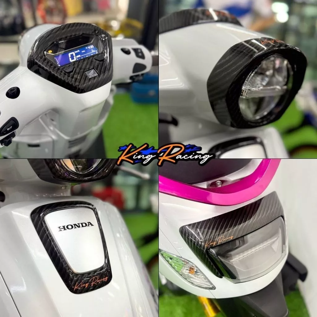 ชุดแต่งคาร์บอน 4 ชิ้น ลาย 4 Honda Giorno 125 thumbnail 3