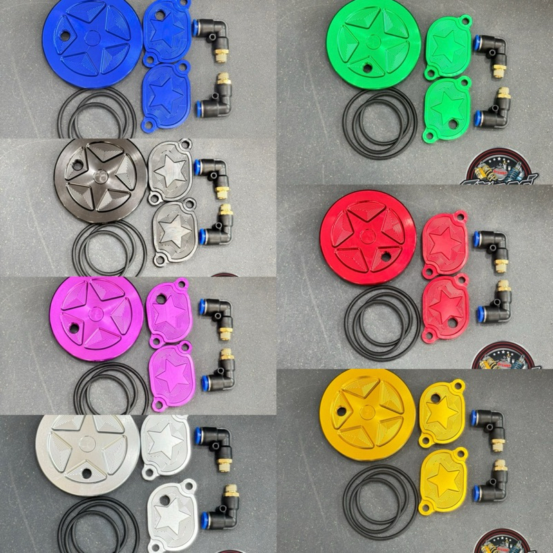 ฝาครอบวาวล์ CNC (สำหรับ2วาวล์) ตรงรุ่น W125คาบูทุกรุ่น บังลมคาบู-หัวฉีด (ไม่สามารถใส่w125i Msxได้)