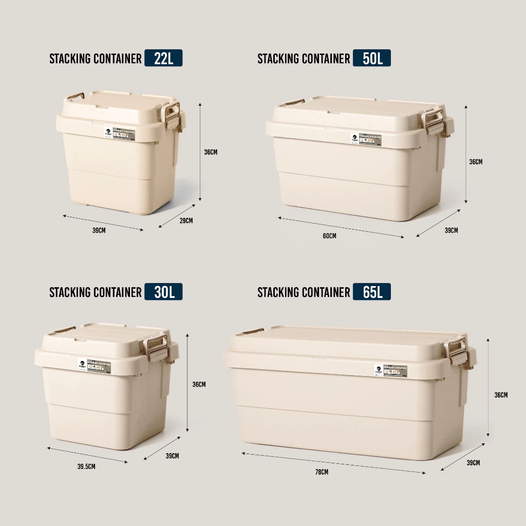 ถูกที่สุด!! ลัง STACKING CONTAINER ลังแคมป์ปิ้ง ลังeverest กล่องเก็บของ  ขนาด 30,50,70L Camping Box thumbnail 3