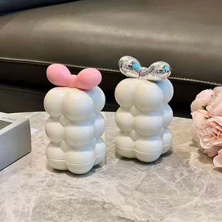 กล่องไหมขัดฟันพลาสติกกล่องไม้จิ้มฟัน Creative ไม้จิ้มฟันกระบอกสําลีกล่องกล่องเก็บ