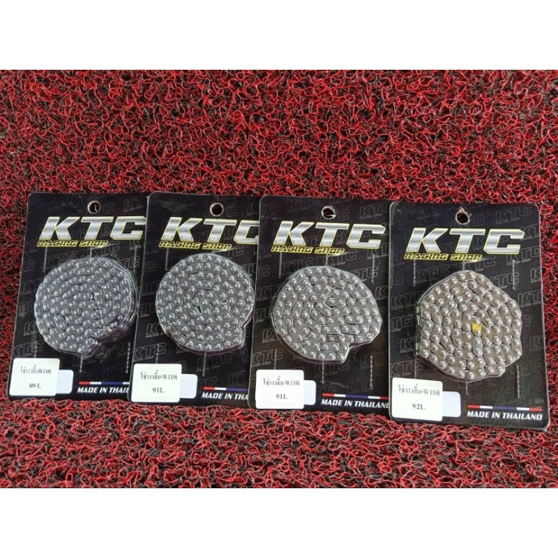 โซ่ราวลิ้นแต่ง KTCใส่เวฟ 110i 89-93 ข้อ ตรงรุ่นใช้ดี มีของพร้อมส่ง