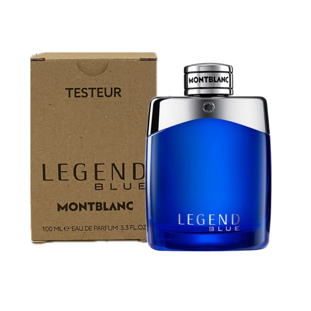 Montblanc Legend Blue EDP 100 ML  เทสเตอร์ กล่องน้ำตาล